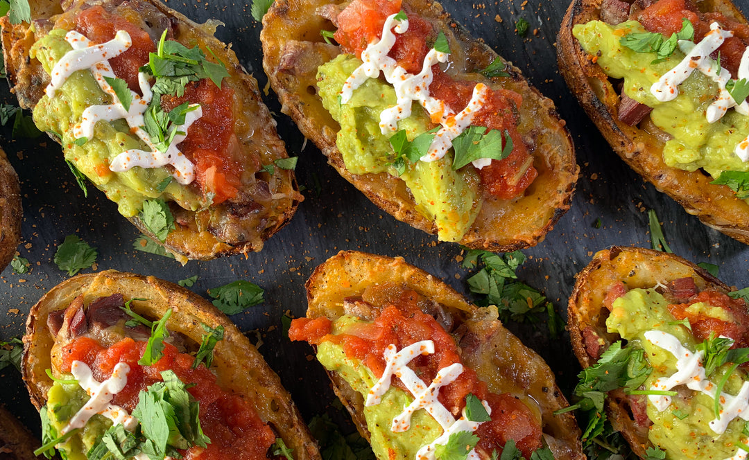 Carne Asada Potato Skins