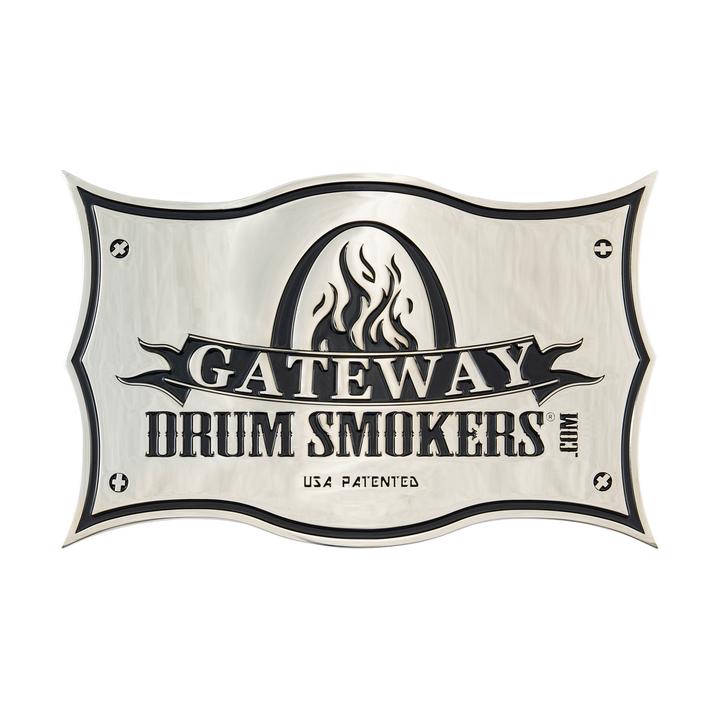 Replacement Gateway Drum Smokers logo badge