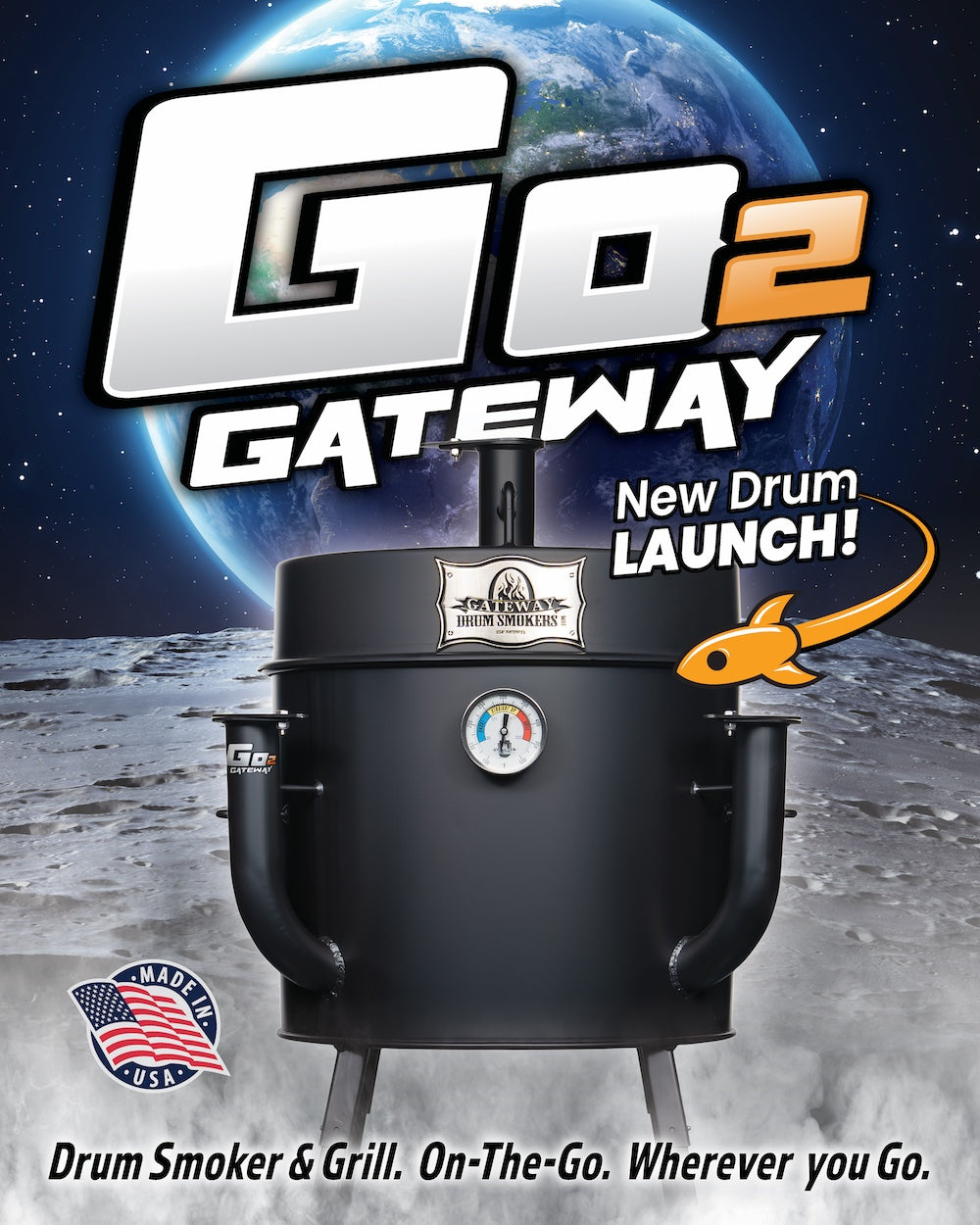 Gateway Drum Smoker Custom Dial Thermometer – Gateway Drum Smokers