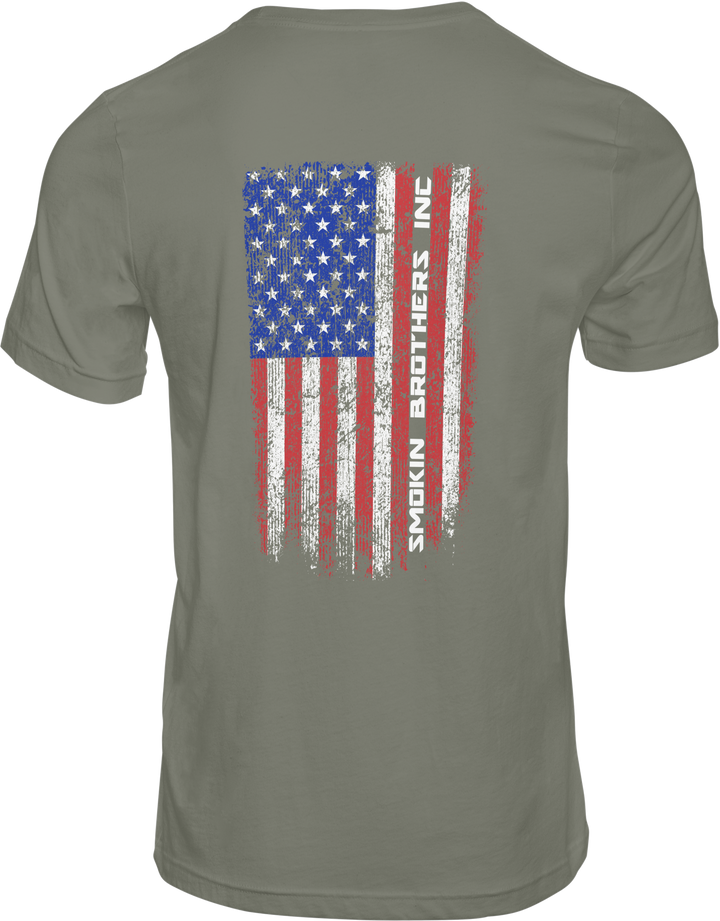 Smokin Brothers American Flag T-Shirt