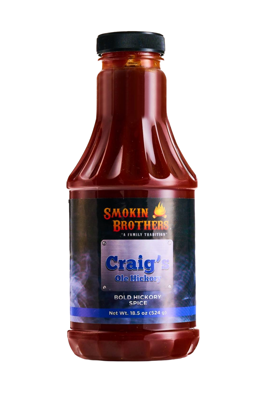 SMOKIN BROTHERS CRAIG’S ORIGINAL HICKORY BARBEQUE SAUCE (18.5 OZ) - Gateway Drum Smokers