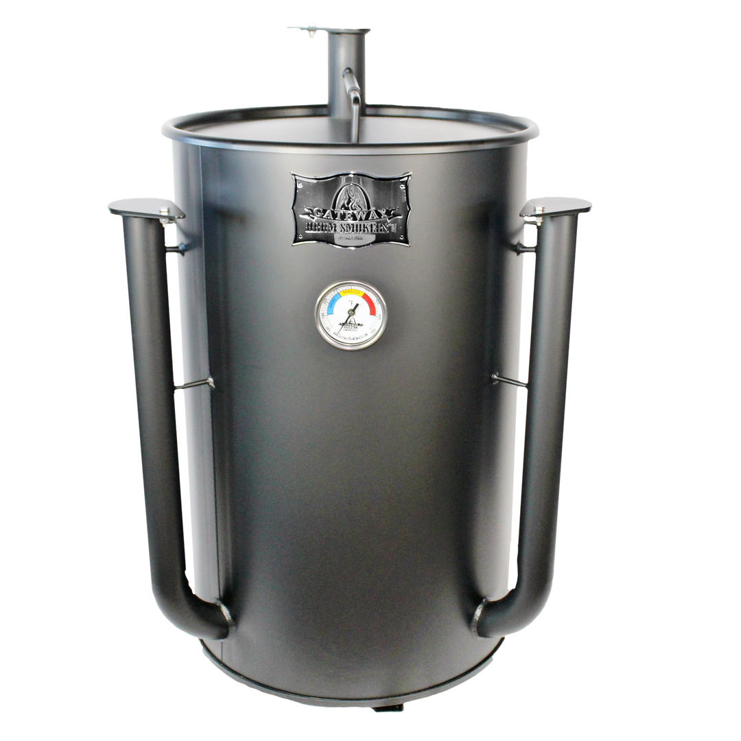 Gateway Drum Smoker® STRAIGHT UP 30G - Matte Charcoal - Gateway Drum Smokers