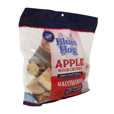 Blues Hog Apple Wood Chunks - 300 cu in. - Gateway Drum Smokers