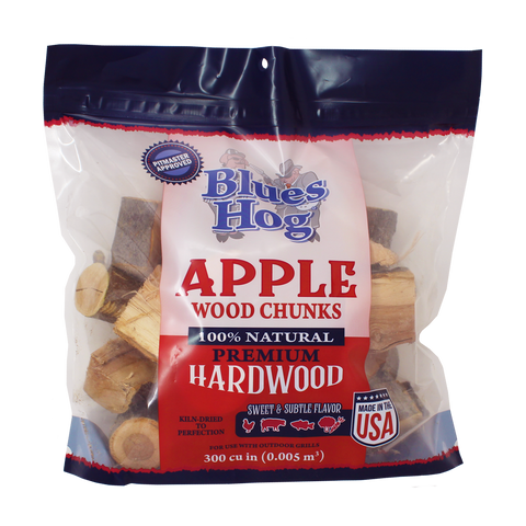 Blues Hog Apple Wood Chunks - 300 cu in. - Gateway Drum Smokers