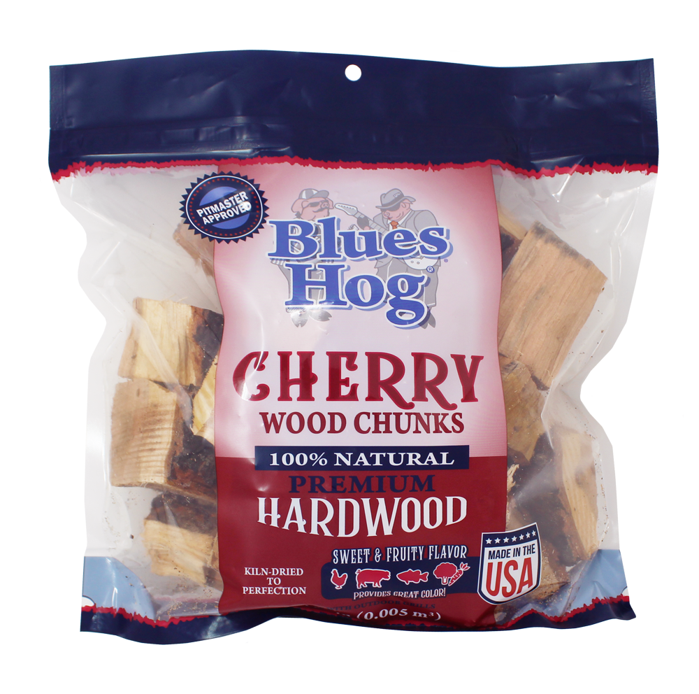 Blues Hog Cherry Wood Chunks - 300 cu in. - Gateway Drum Smokers