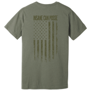 Military Green Flag T-Shirt