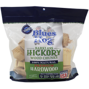 Blues Hog Barkless Hickory Wood Chunks - 300 cu in. - Gateway Drum Smokers